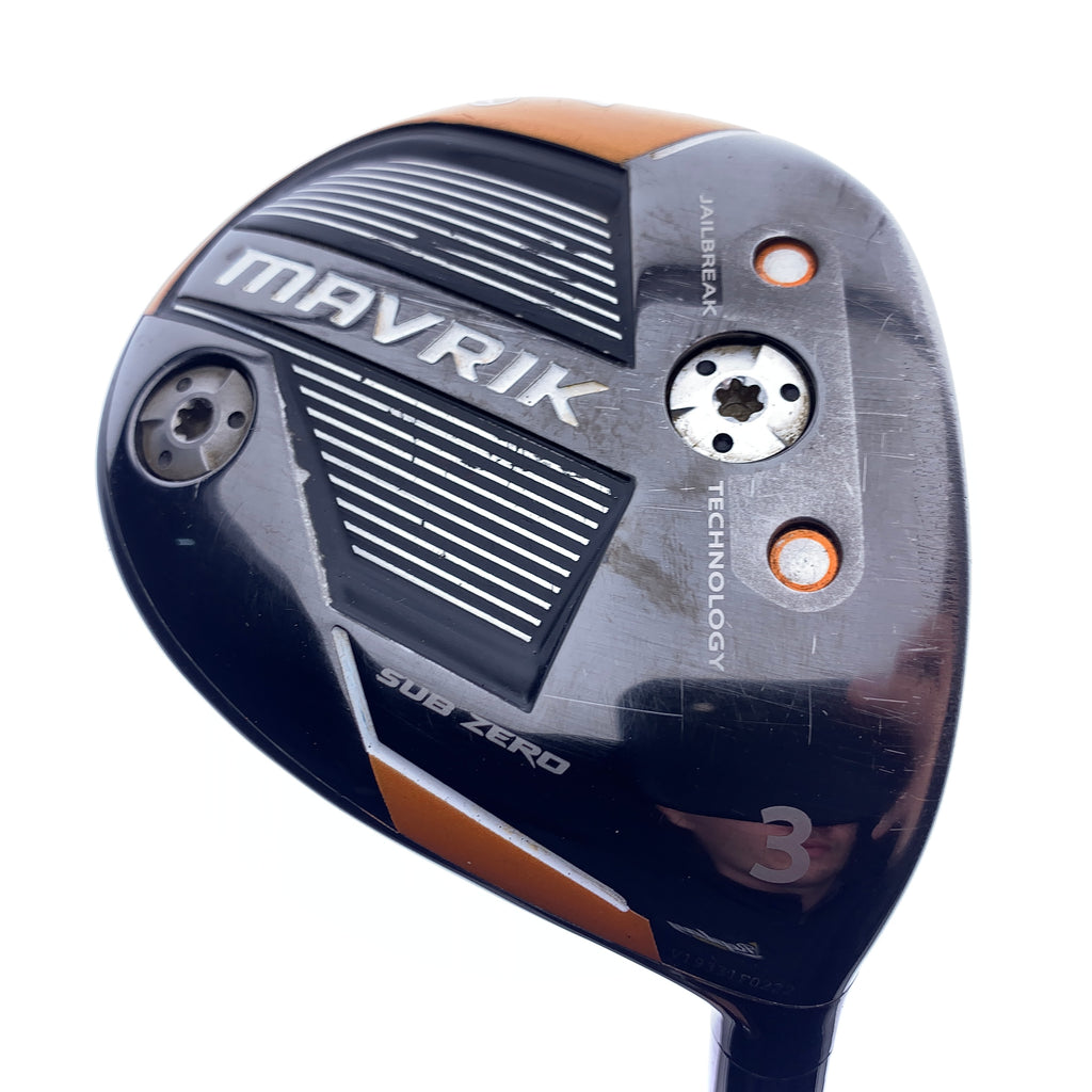 Used Callaway Mavrik Subzero 3 Fairway Wood / 15.0 Degrees / X-Stiff Flex