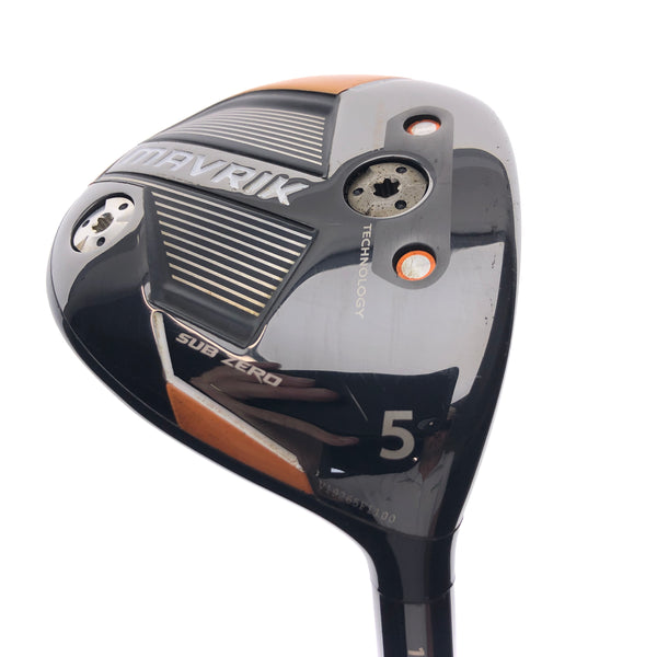 Used Callaway Mavrik Subzero 5 Fairway Wood / 18 Degrees / Stiff Flex