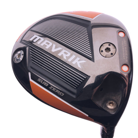 Used Callaway Mavrik Subzero Driver / 9.0 Degrees / Stiff Flex