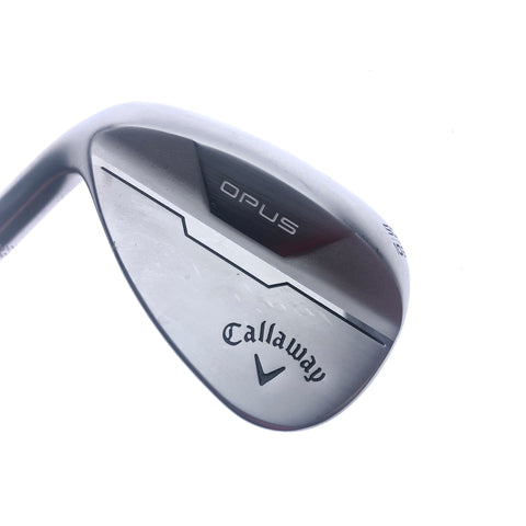 Used Callaway Opus Brushed Chrome Gap Wedge / 50 Degrees / Wedge / Left-Handed