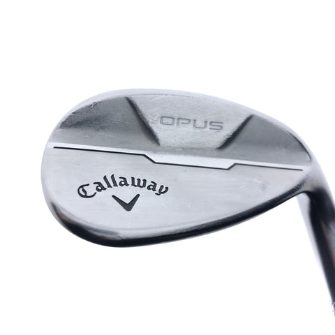Used Callaway Opus Brushed Chrome Gap Wedge / 50.0 Degrees / Wedge Flex