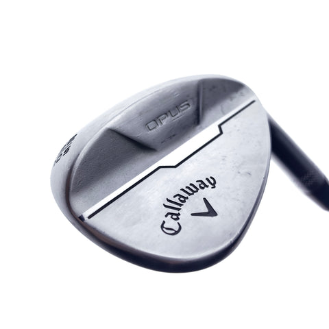 Used Callaway Opus Brushed Chrome Gap Wedge / 52.0 Degrees / Stiff Flex