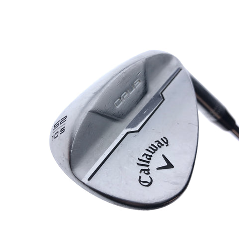 Used Callaway Opus Brushed Chrome Gap Wedge / 52.0 Degrees / Wedge Flex