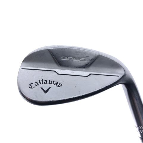 Used Callaway Opus Brushed Chrome Gap Wedge / 52.0 Degrees / Wedge Flex