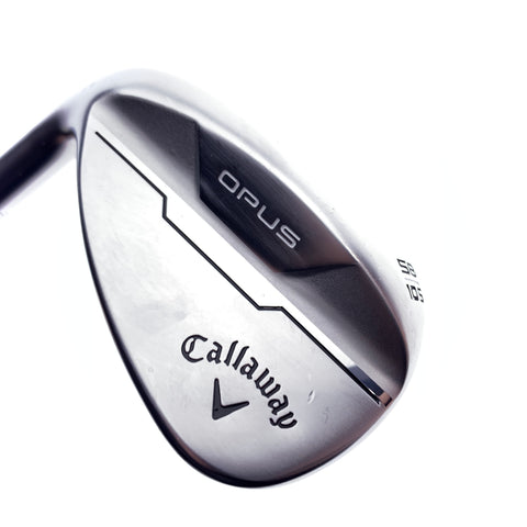 Used Callaway Opus Brushed Chrome Lob Wedge / 58.0 Deg/ Wedge Flex / Left-Handed