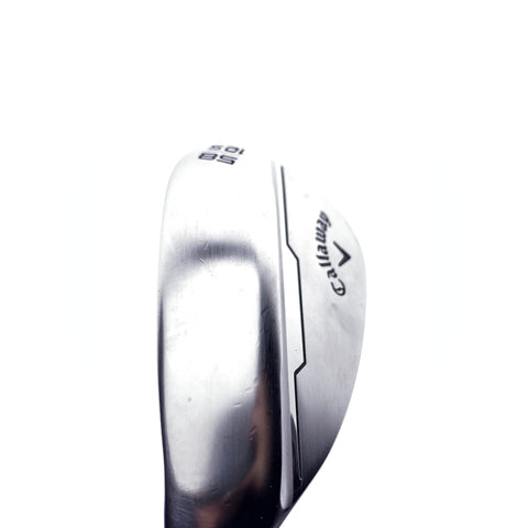Used Callaway Opus Brushed Chrome Lob Wedge / 58.0 Deg/ Wedge Flex / Left-Handed