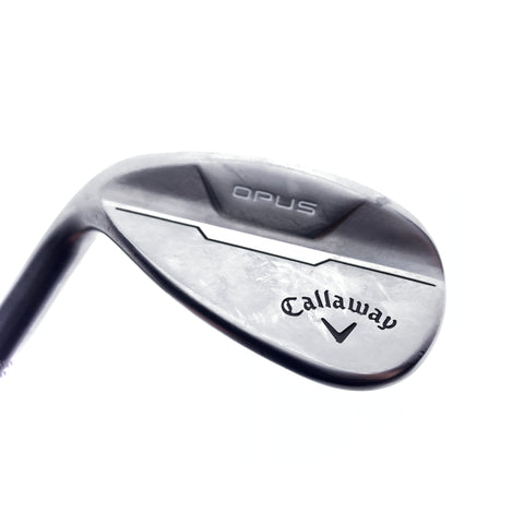 Used Callaway Opus Brushed Chrome Lob Wedge / 58.0 Deg/ Wedge Flex / Left-Handed