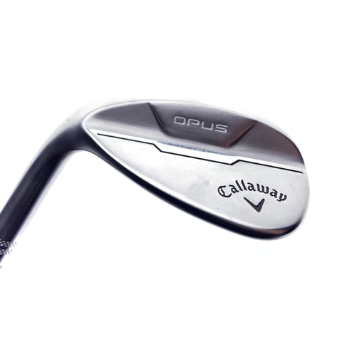 Used Callaway Opus Brushed Chrome Lob Wedge / 58.0 Deg/ Wedge Flex / Left-Handed