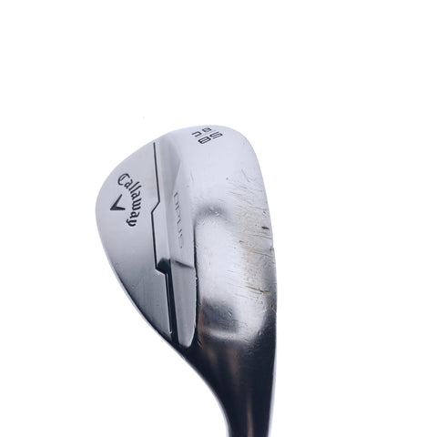 Used Callaway Opus Brushed Chrome Lob Wedge / 58.0 Degrees / Stiff Flex