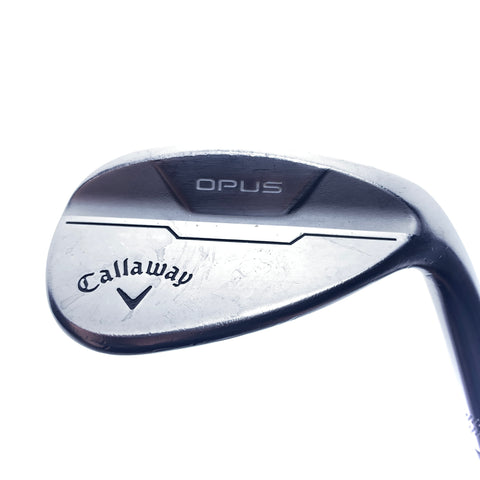 Used Callaway Opus Brushed Chrome Lob Wedge / 58.0 Degrees / Stiff Flex