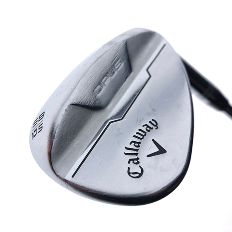 Used Callaway Opus Brushed Chrome Lob Wedge / 58.0 Degrees / Wedge Flex
