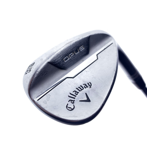 Used Callaway Opus Brushed Chrome Lob Wedge / 58.0 Degrees / Wedge Flex