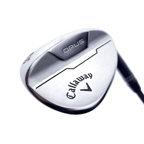 Used Callaway Opus Brushed Chrome Lob Wedge / 58.0 Degrees / Wedge Flex