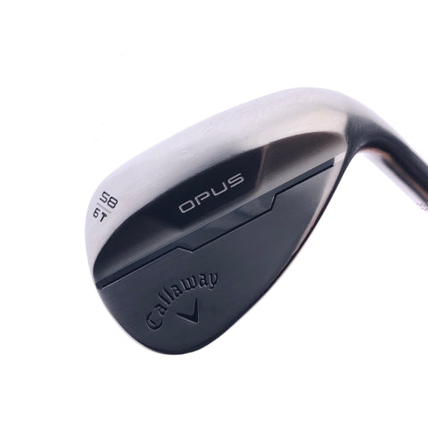 Used Callaway Opus Brushed Chrome Lob Wedge / 58.0 Degrees / Wedge Flex