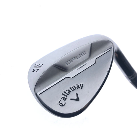 Used Callaway Opus Brushed Chrome Lob Wedge / 58.0 Degrees / Wedge Flex