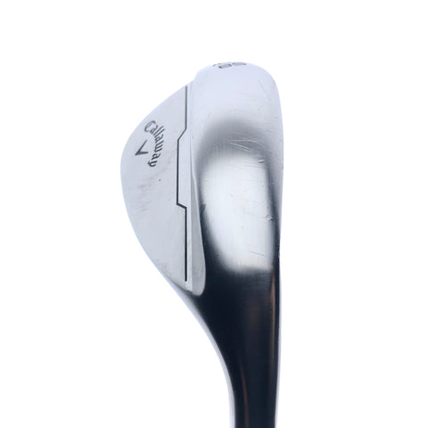 Used Callaway Opus Brushed Chrome Lob Wedge / 58.0 Degrees / Wedge Flex