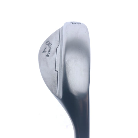Used Callaway Opus Brushed Chrome Lob Wedge / 58.0 Degrees / Wedge Flex