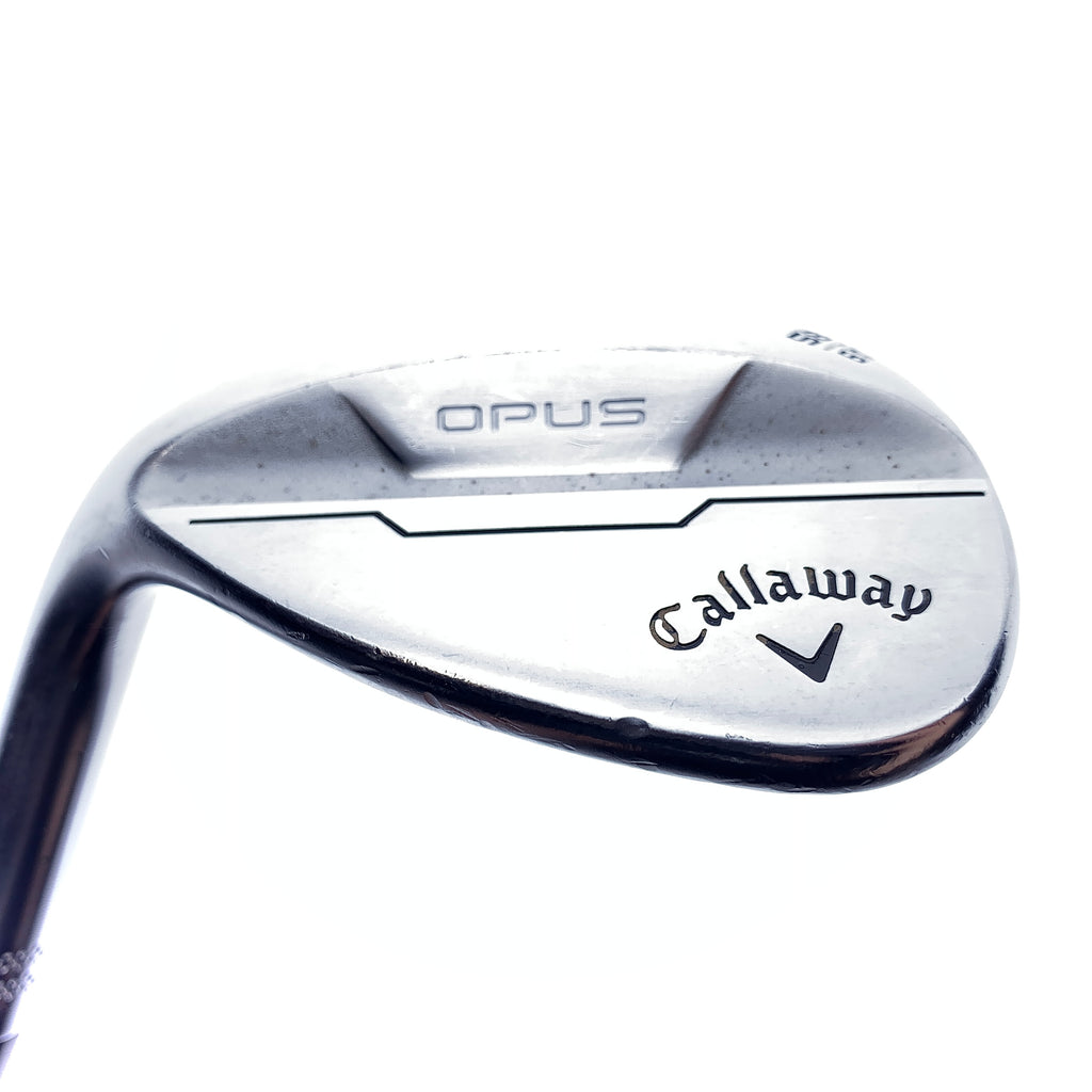 Used Callaway Opus Brushed Chrome Lob Wedge / 58.0 Degrees / Wedge Flex / L-H
