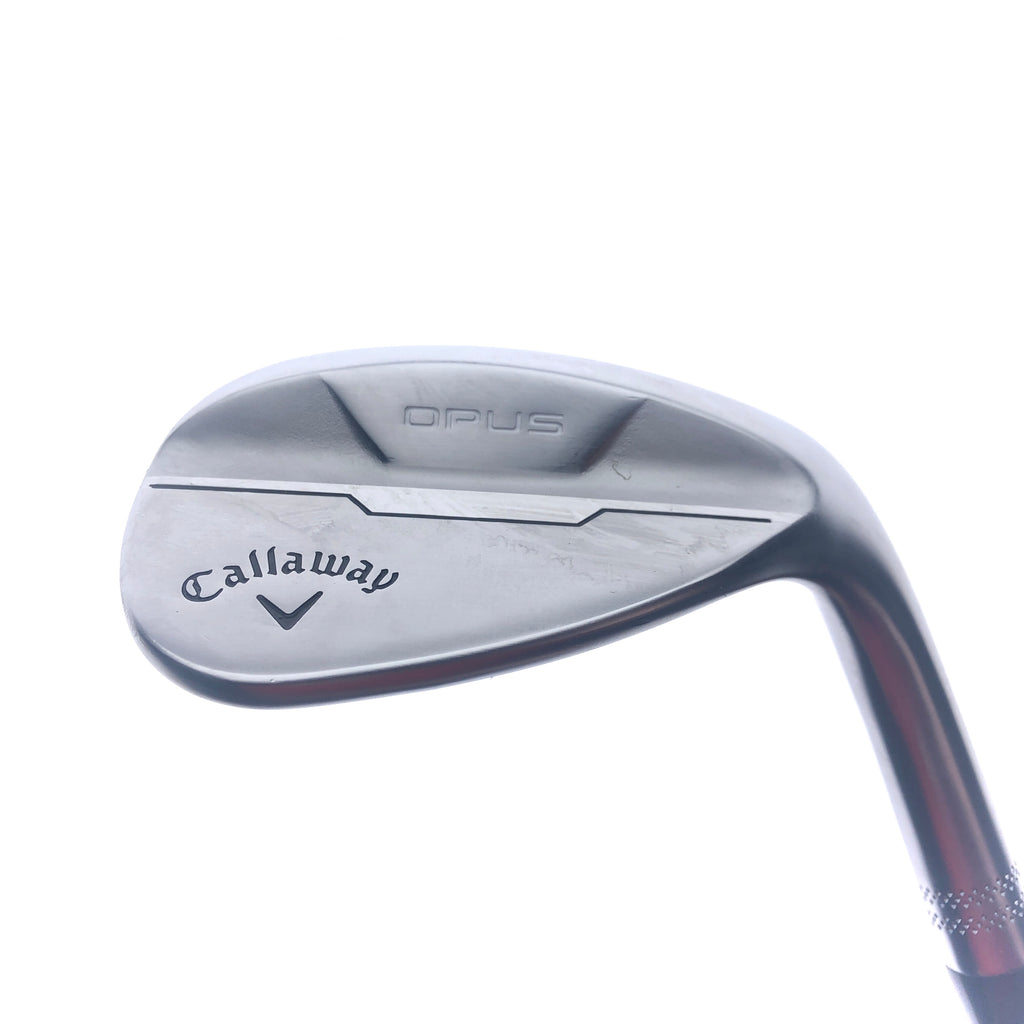Used Callaway Opus Brushed Chrome Lob Wedge / 58.0 Degrees / Wedge Flex