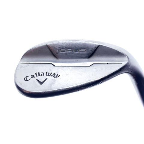 Used Callaway Opus Brushed Chrome Lob Wedge / 58.0 Degrees / Wedge Flex