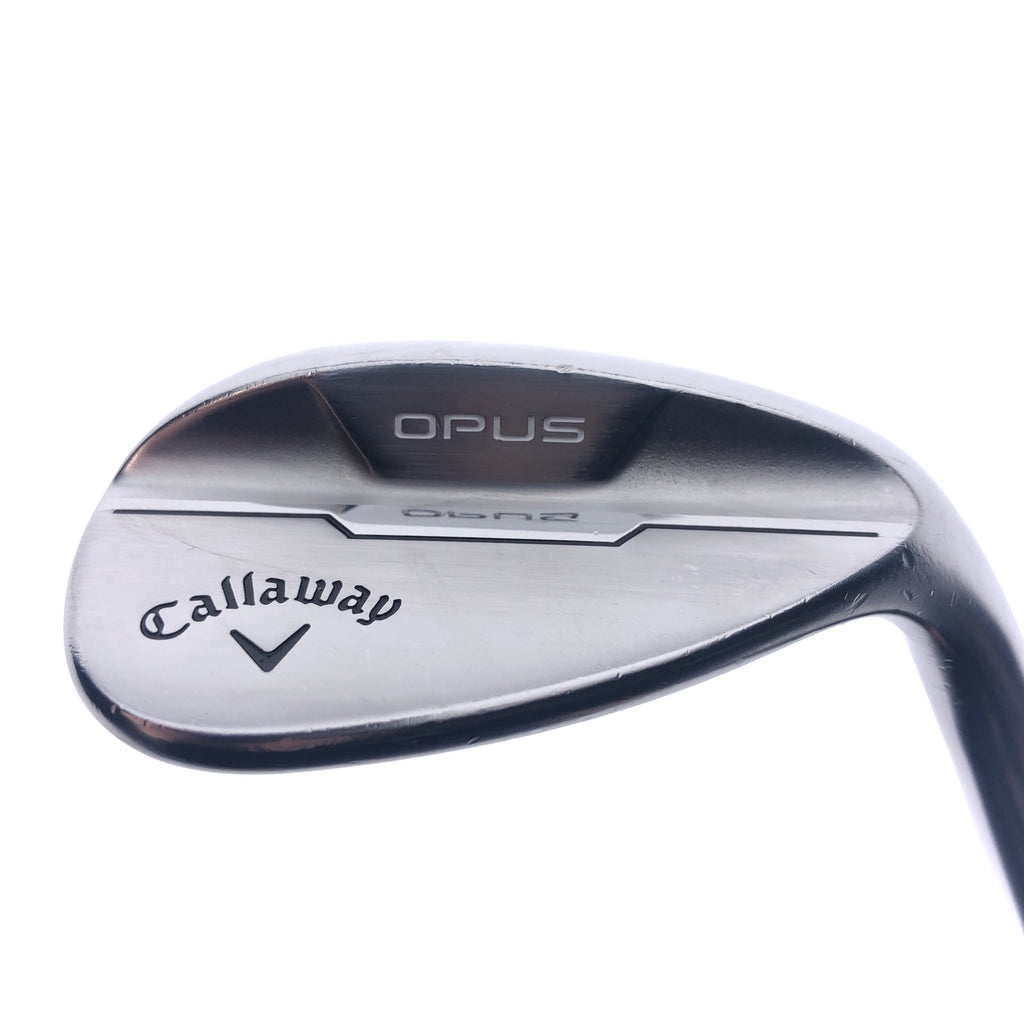 Used Callaway Opus Brushed Chrome Lob Wedge / 58.0 Degrees / Wedge Flex