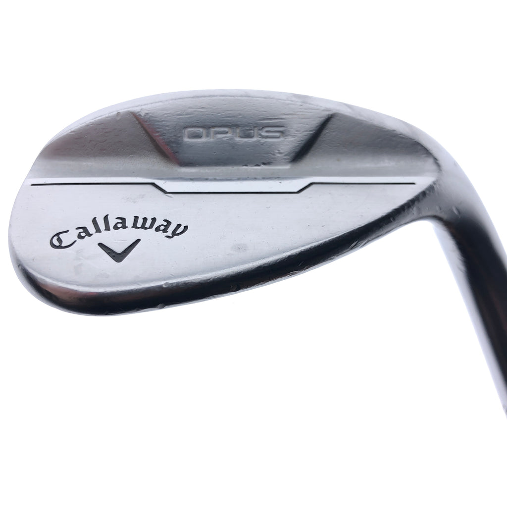 Used Callaway Opus Brushed Chrome Lob Wedge / 58.0 Degrees / Wedge Flex
