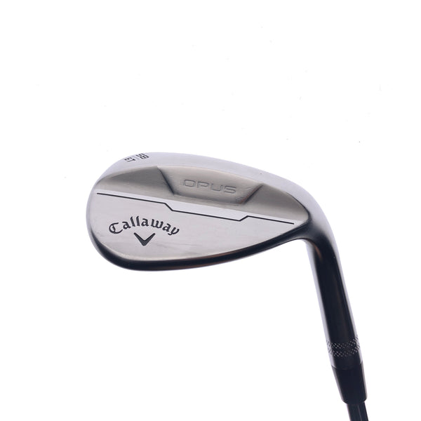 Used Callaway Opus Brushed Chrome Lob Wedge / 58.0 Degrees / Wedge Flex
