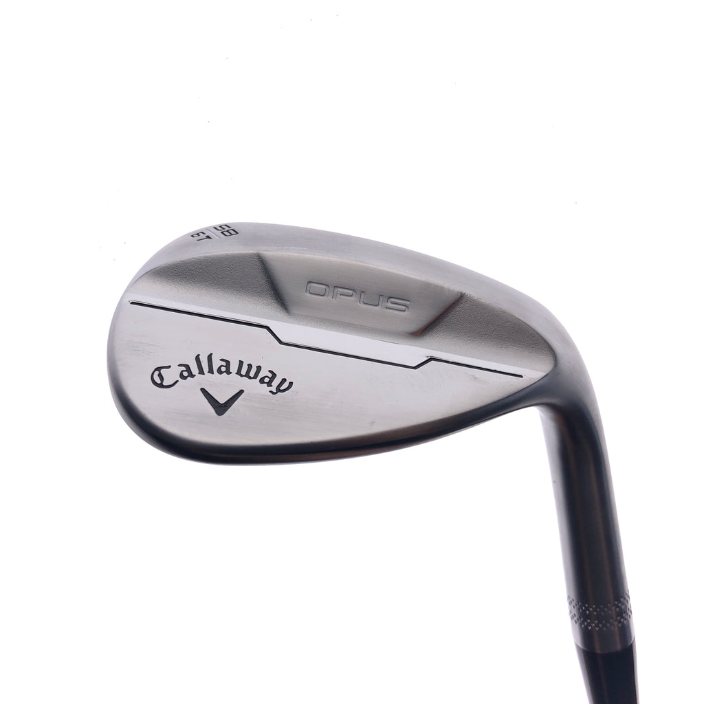 Used Callaway Opus Brushed Chrome Lob Wedge / 58.0 Degrees / Wedge Flex