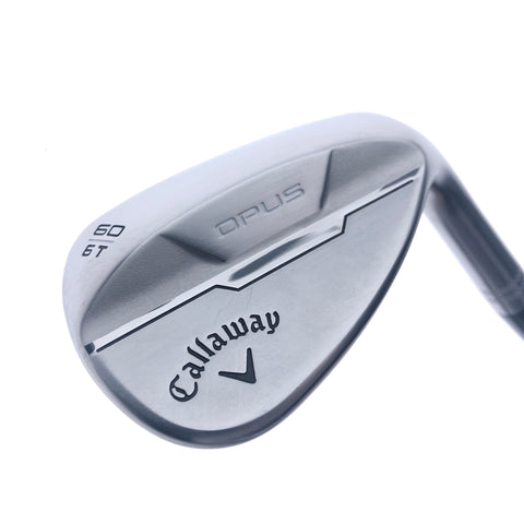Used Callaway Opus Brushed Chrome Lob Wedge / 60.0 Degrees / Wedge Flex