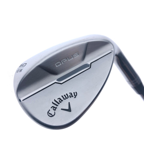 Used Callaway Opus Brushed Chrome Lob Wedge / 60.0 Degrees / Wedge Flex