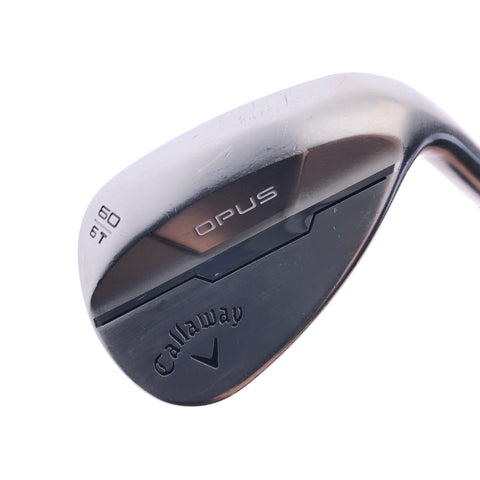 Used Callaway Opus Brushed Chrome Lob Wedge / 60.0 Degrees / Wedge Flex