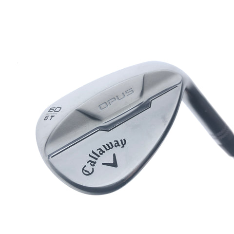 Used Callaway Opus Brushed Chrome Lob Wedge / 60.0 Degrees / Wedge Flex
