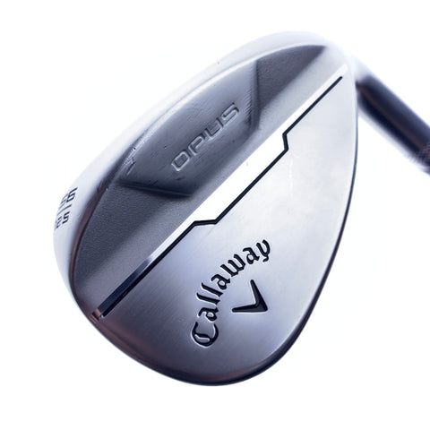 Used Callaway Opus Brushed Chrome Sand Wedge / 56.0 Degrees / Wedge Flex