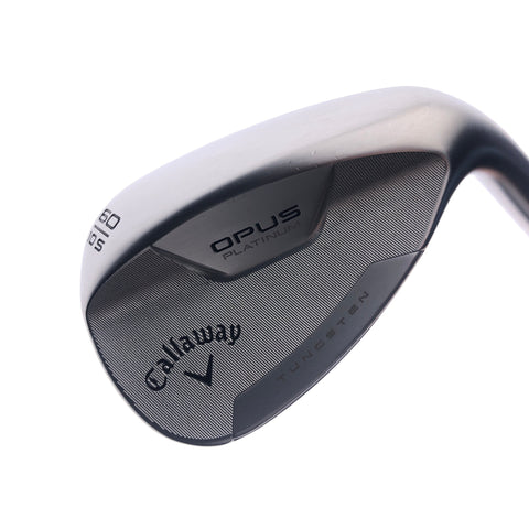 Used Callaway Opus Platinum Chrome Lob Wedge / 60.0 Degrees / Wedge Flex