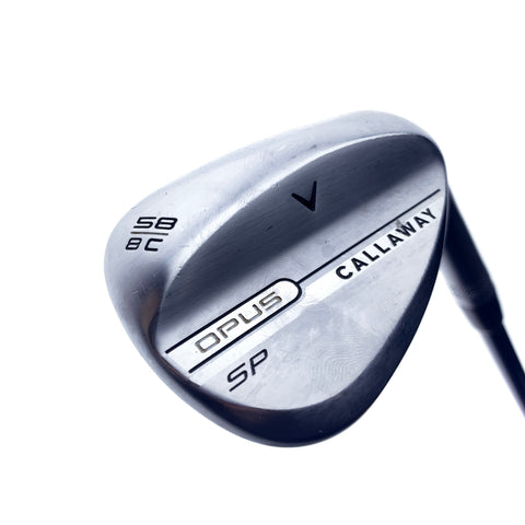 Used Callaway Opus SP 2025 Lob Wedge / 58.0 Degrees / Wedge Flex
