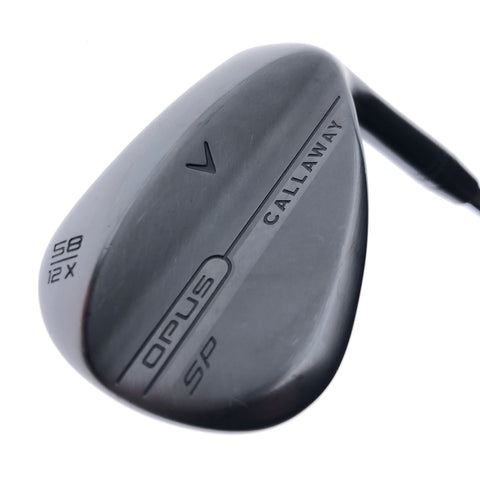 Used Callaway Opus SP Black Shadow Lob Wedge / 58.0 Degrees / Stiff Flex