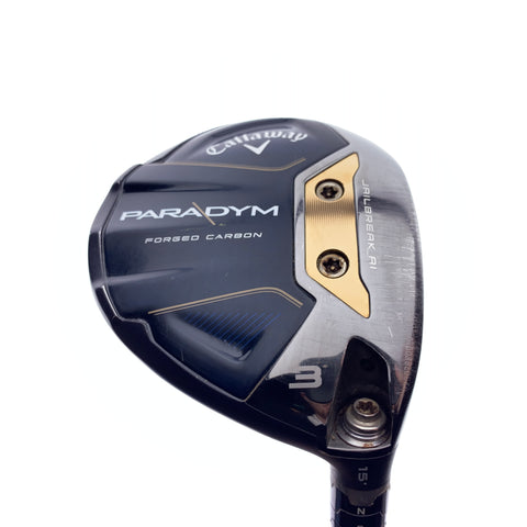 Used Callaway Paradym 3 Fairway Wood / 15 Degrees / Regular Flex