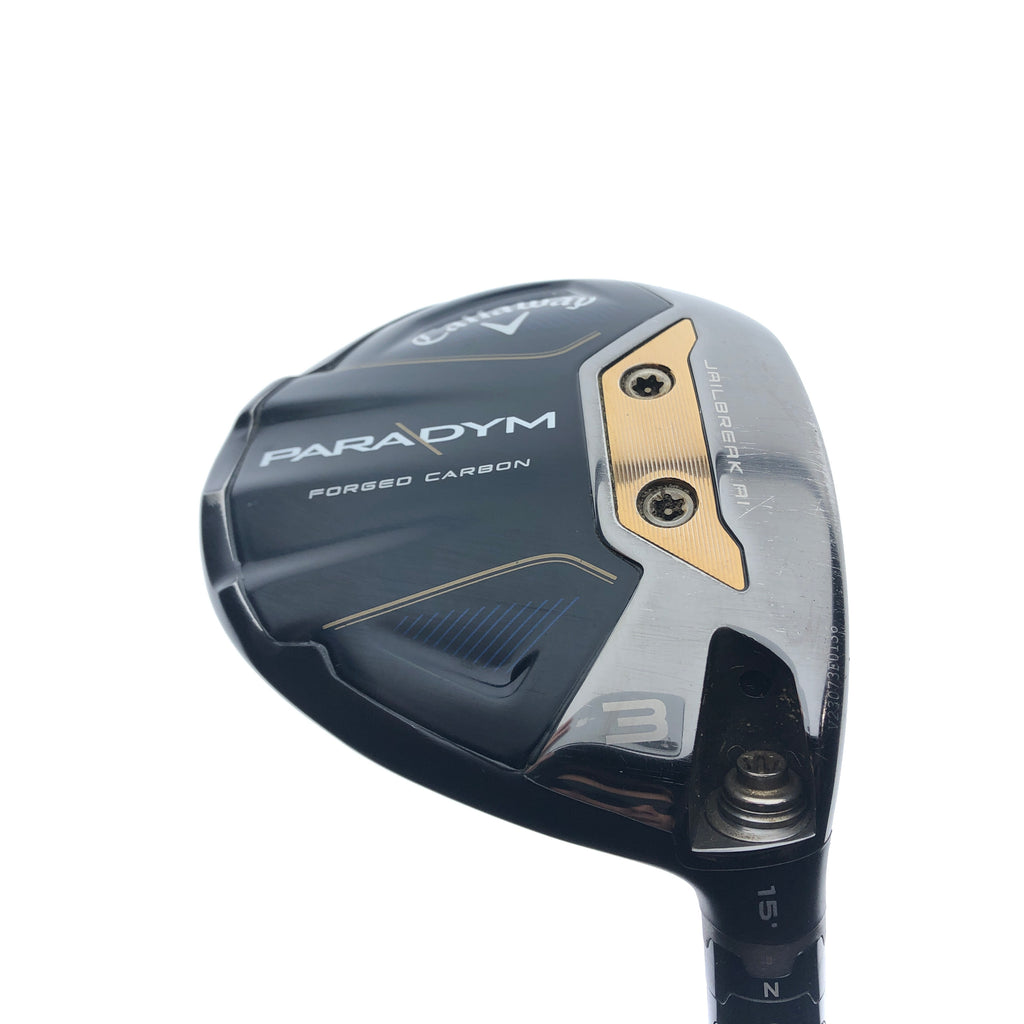 Used Callaway Paradym 3 Fairway Wood / 15.0 Degrees / A Flex