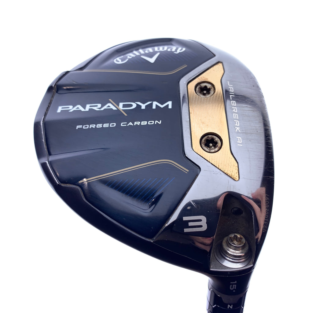 Used Callaway Paradym 3 Fairway Wood / 15.0 Degrees / Regular Flex