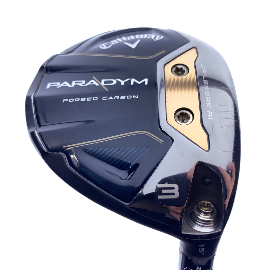 Used Callaway Paradym 3 Fairway Wood / 15.0 Degrees / Stiff Flex