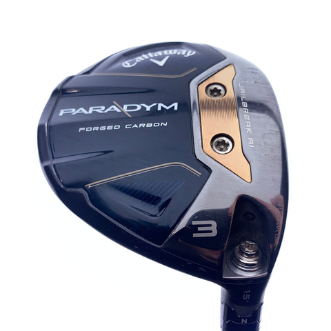 Used Callaway Paradym 3 Fairway Wood / 15.0 Degrees / Stiff Flex