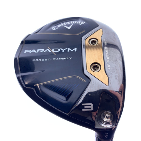 Used Callaway Paradym 3 Fairway Wood / 15.0 Degrees / Stiff Flex