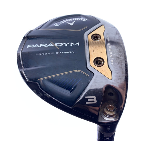 Used Callaway Paradym 3 Fairway Wood / 15.0 Degrees / Stiff Flex