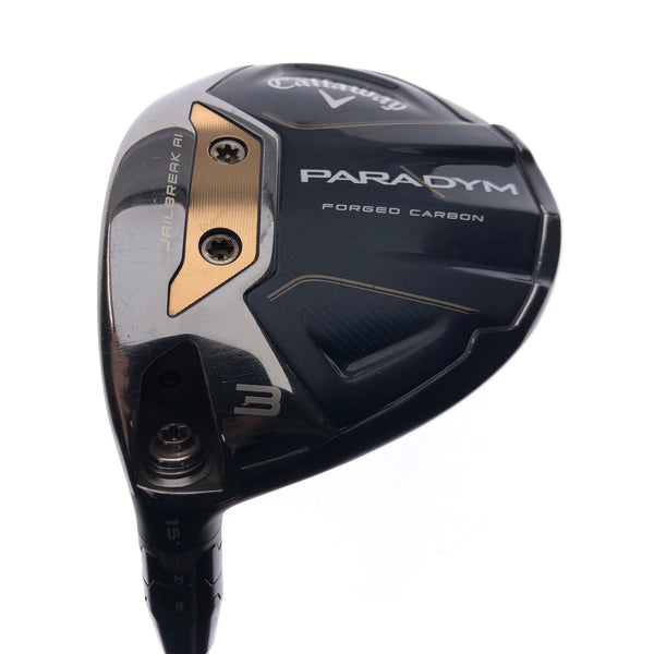 Used Callaway Paradym 3 Fairway Wood / Stiff Flex / 15 Degrees / Left-Handed