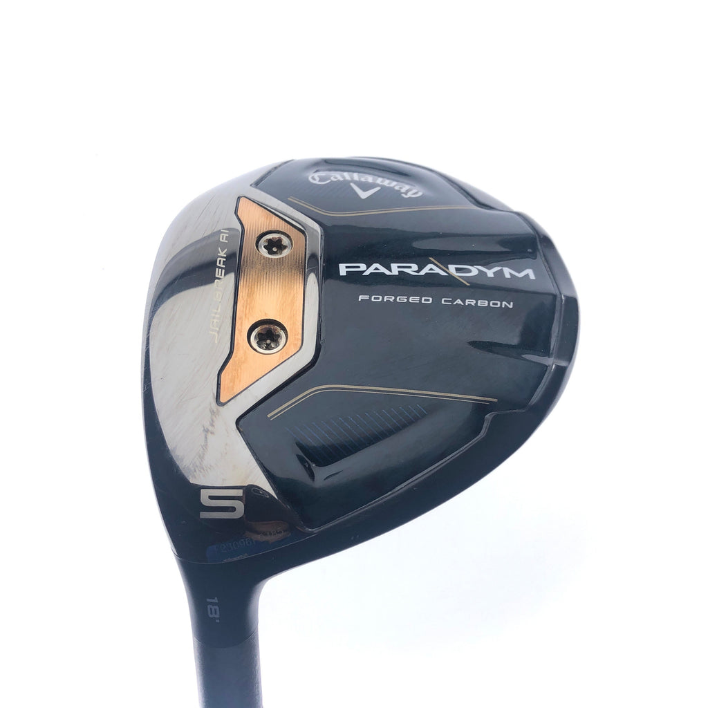 Used Callaway Paradym 5 Fairway Wood / 18 Degrees / Regular Flex / Left-Handed