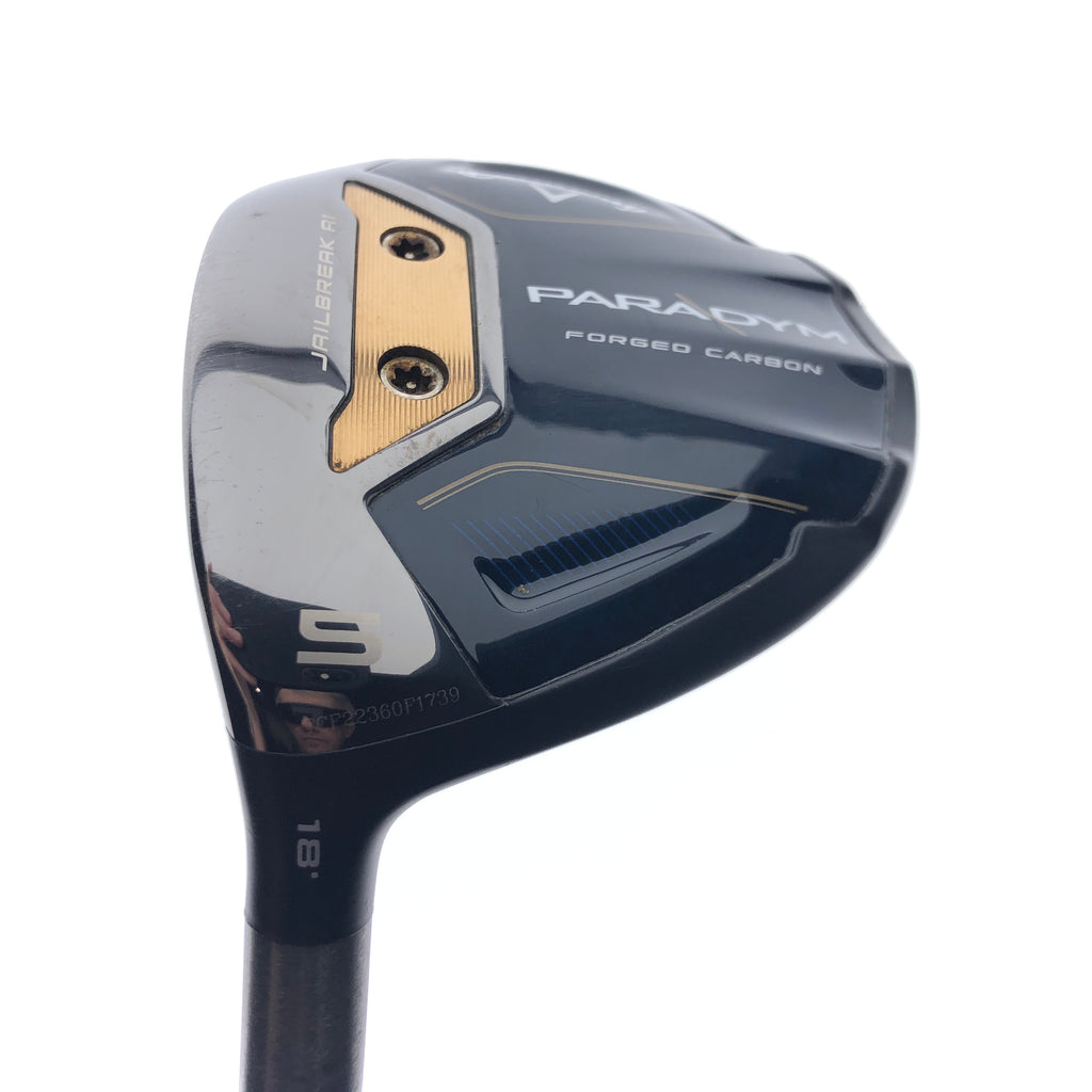 Used Callaway Paradym 5 Fairway Wood / 18 Degrees / Regular Flex / Left-Handed