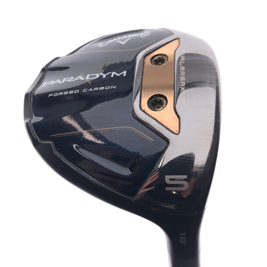 Used Callaway Paradym 5 Fairway Wood / 18 Degrees / Regular Flex