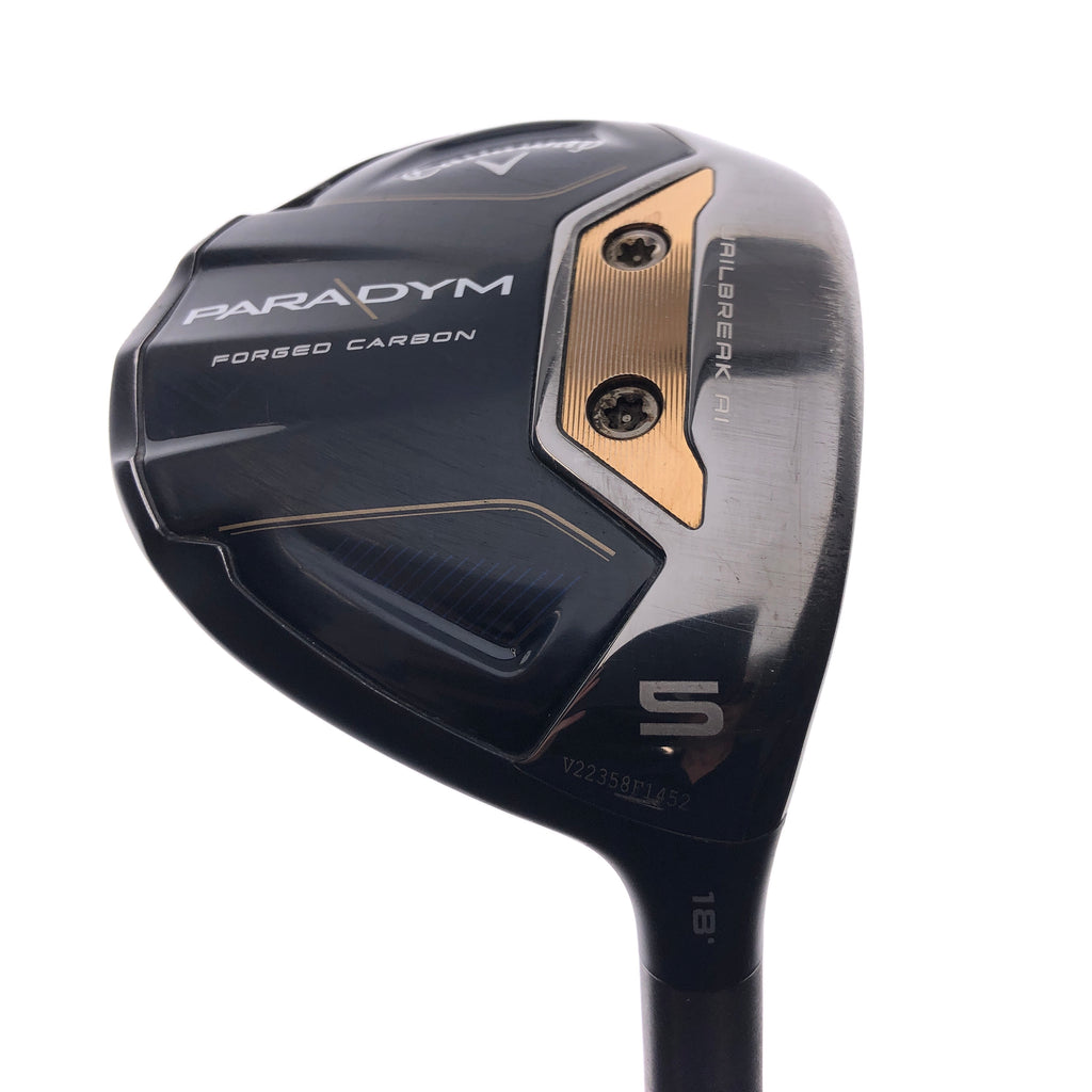 Used Callaway Paradym 5 Fairway Wood / 18 Degrees / Stiff Flex