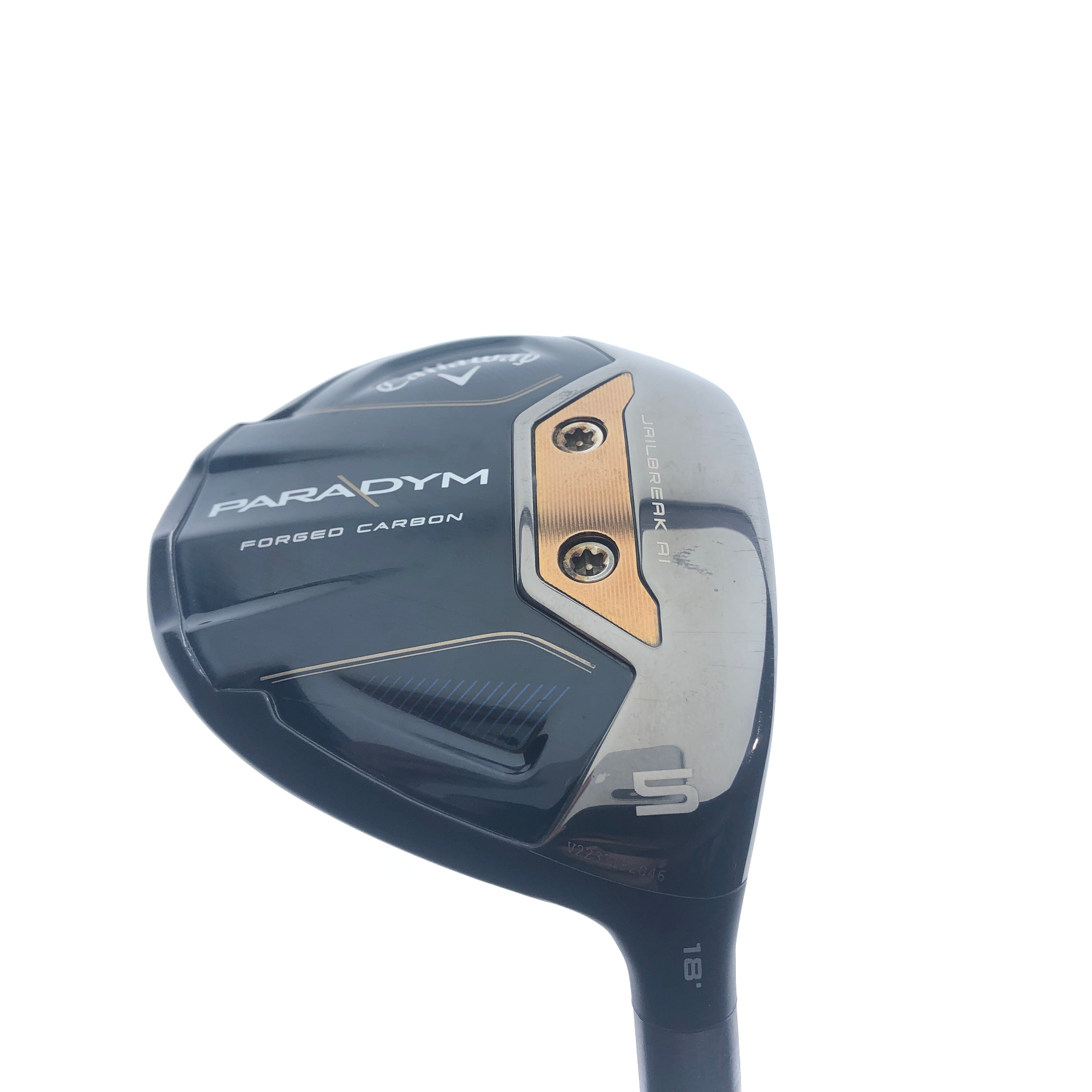 Used Callaway Paradym 5 Fairway Wood / 18.0 Degrees / A Flex