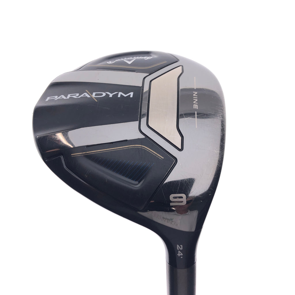 Used Callaway Paradym 9 Fairway Wood / 24 Degrees / A Flex